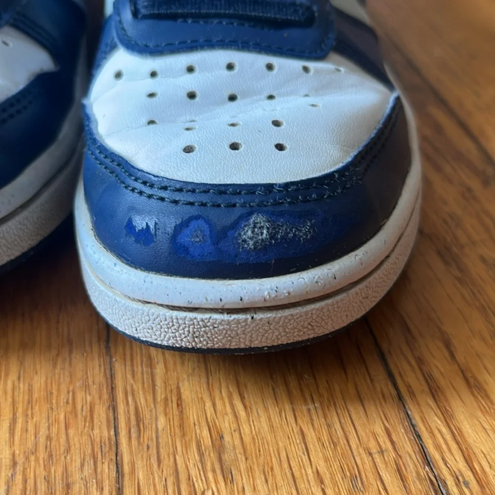 Nike Court Borough Low Recraft PS Midnight Navy kids sneakers DV5457-401 used